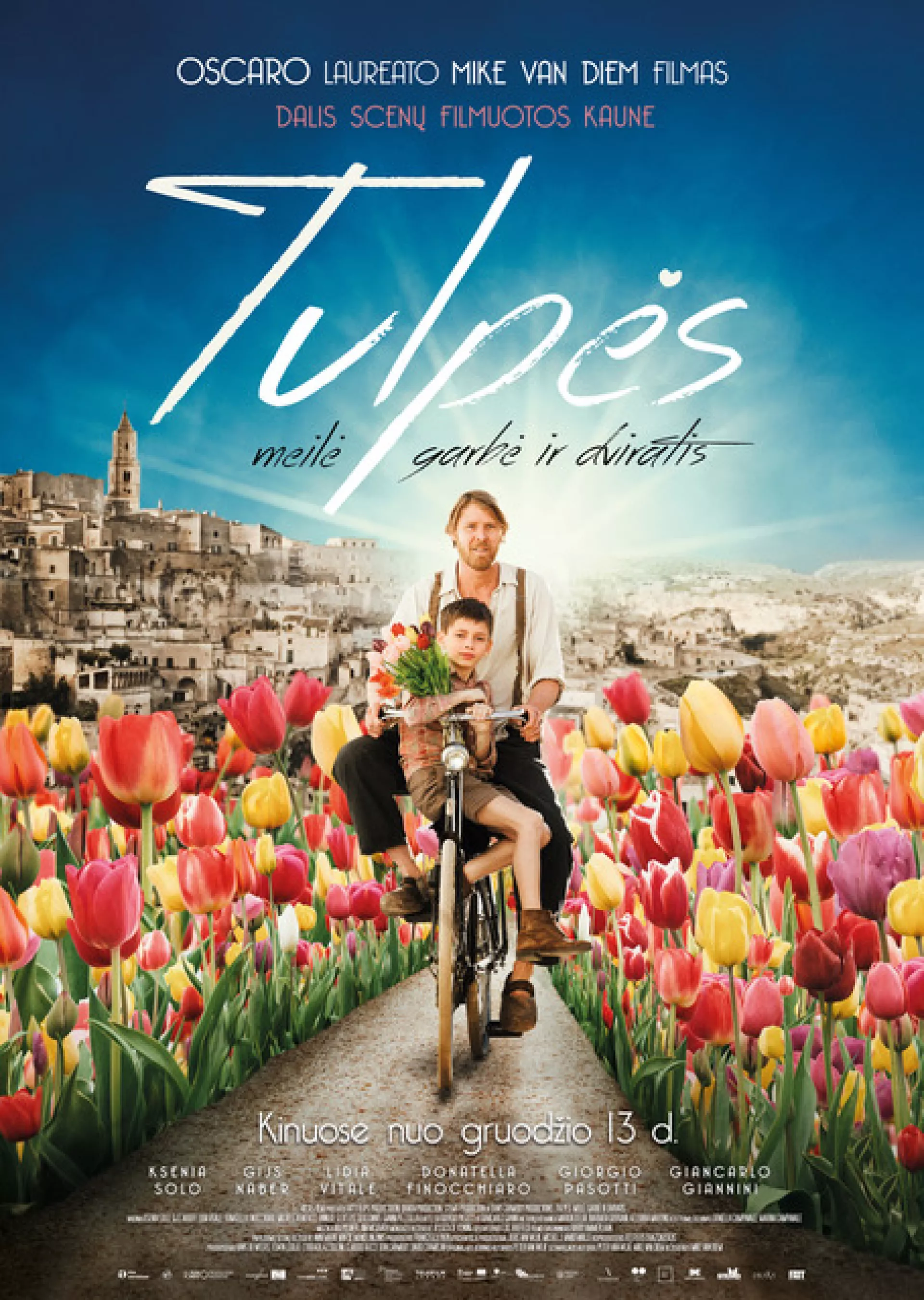 Tulpės, meilė, garbė ir dviratis