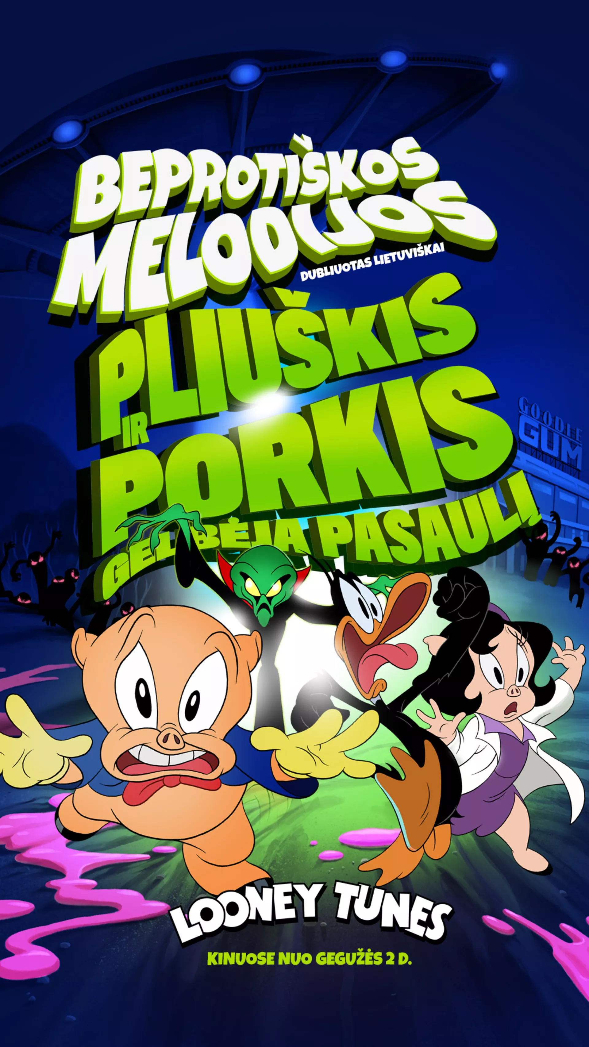 Beprotiškos melodijos. Pliuškis ir Porkis gelbėja pasaulį