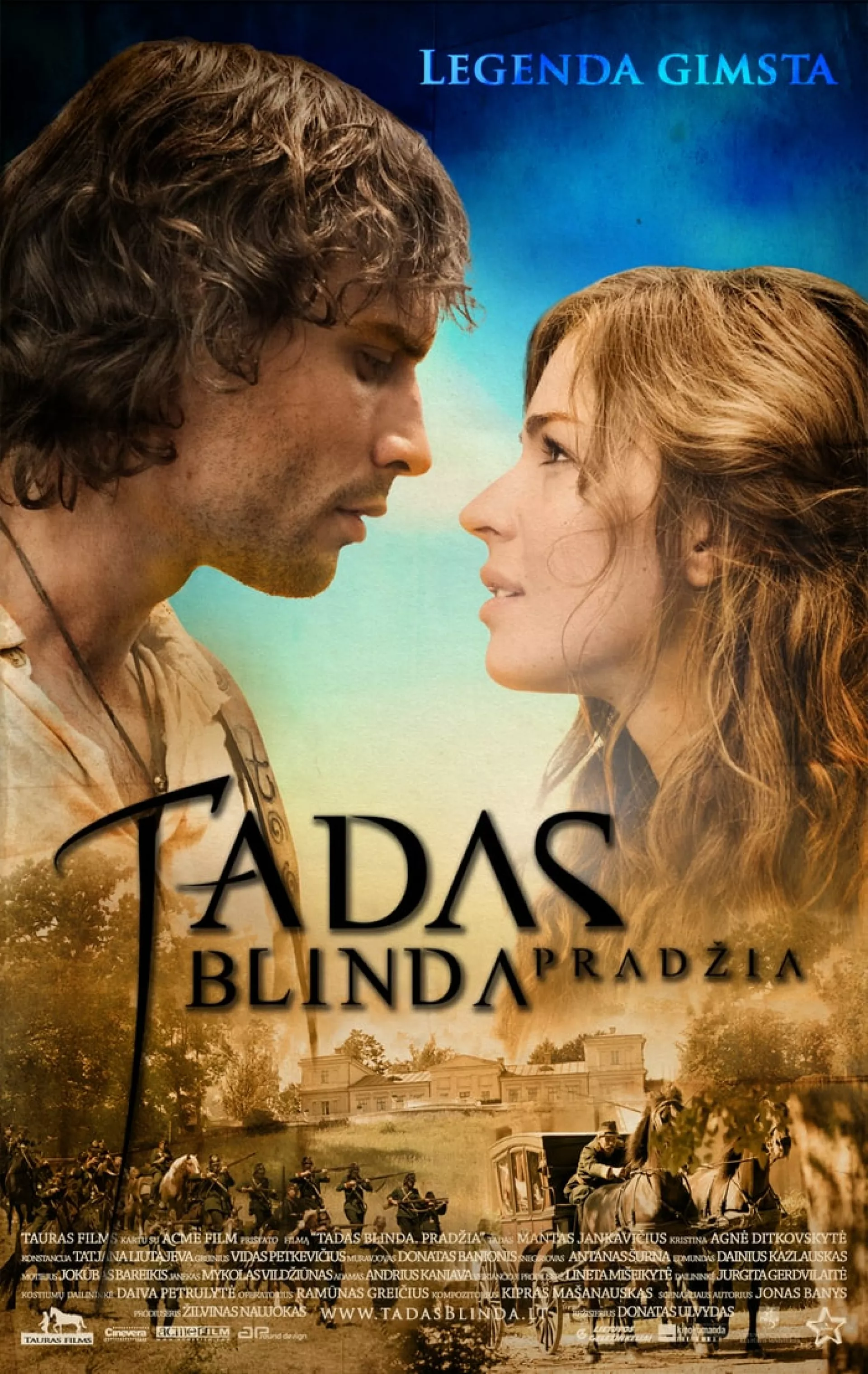 Tadas Blinda. Pradžia