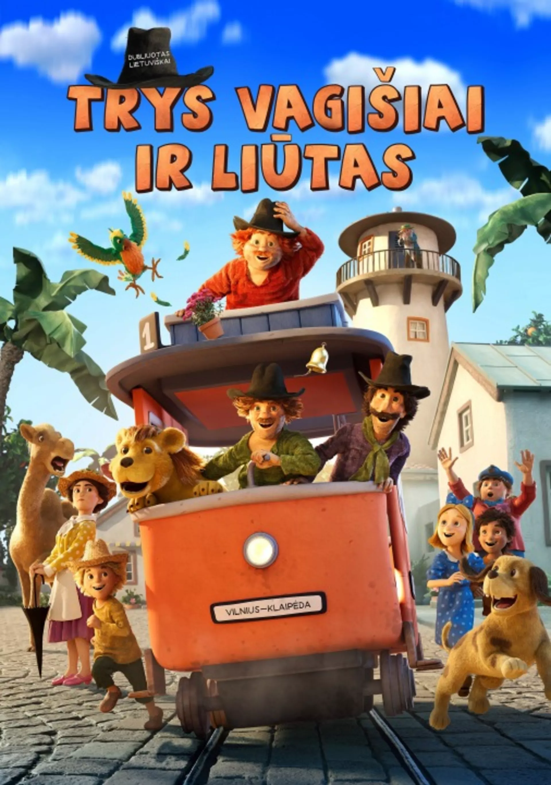 Trys vagišiai ir liūtas