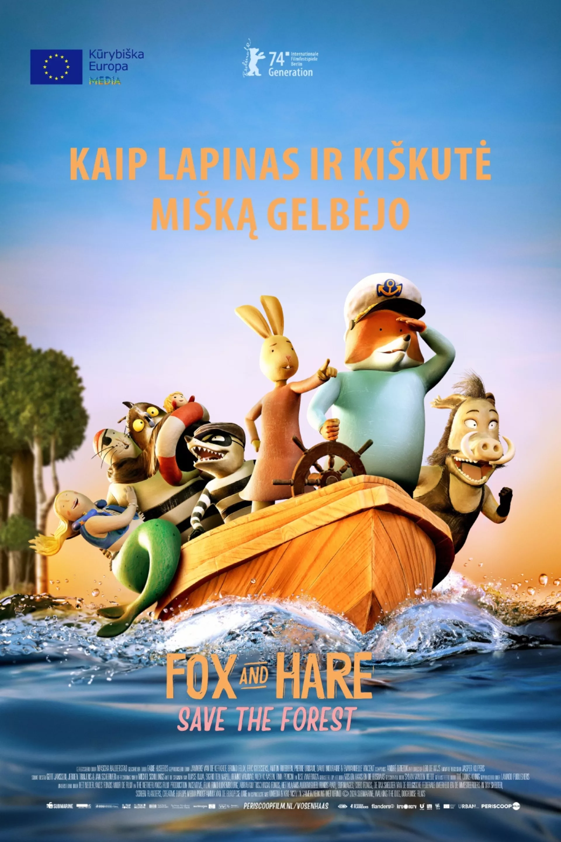 Fox and Hare Save the Forest