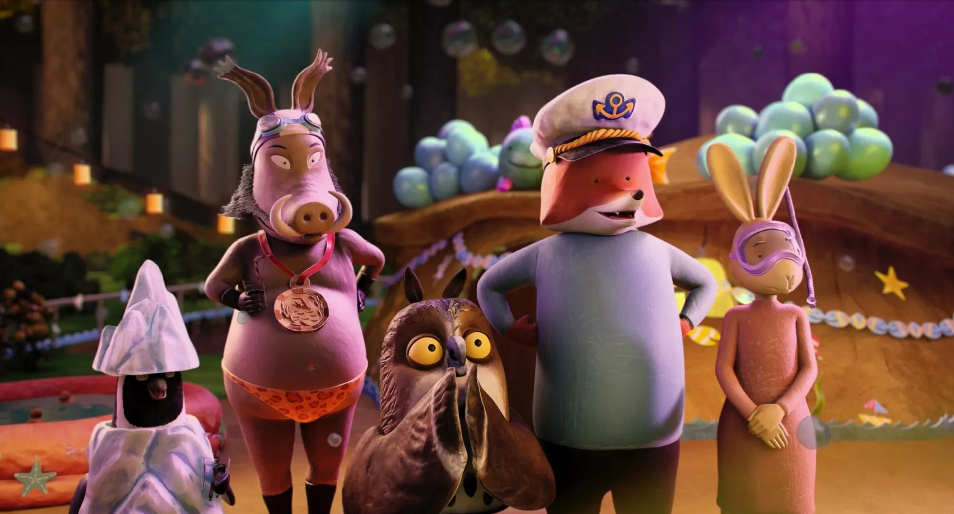 Fox and Hare Save the Forest