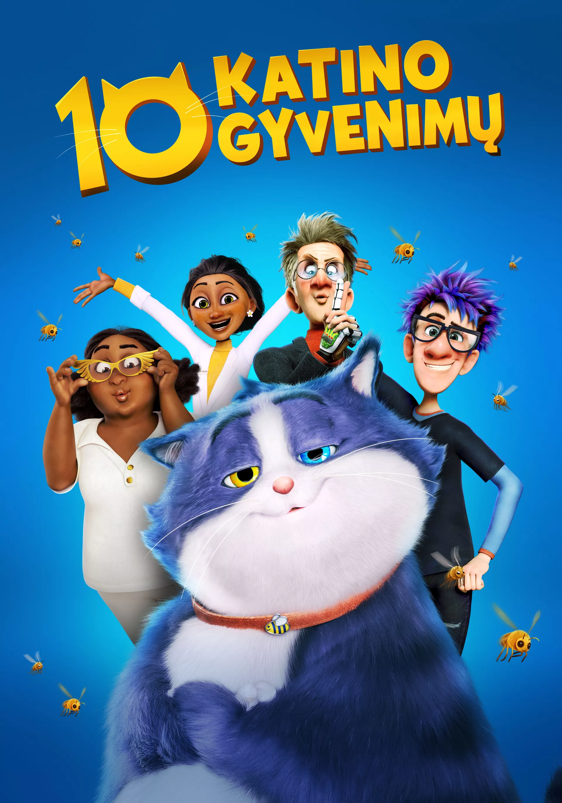 10 katino gyvenimų